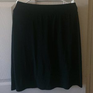 Merona Black Skirt L